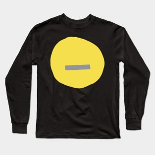 Ultimate Gray Neutral Smile Face Long Sleeve T-Shirt